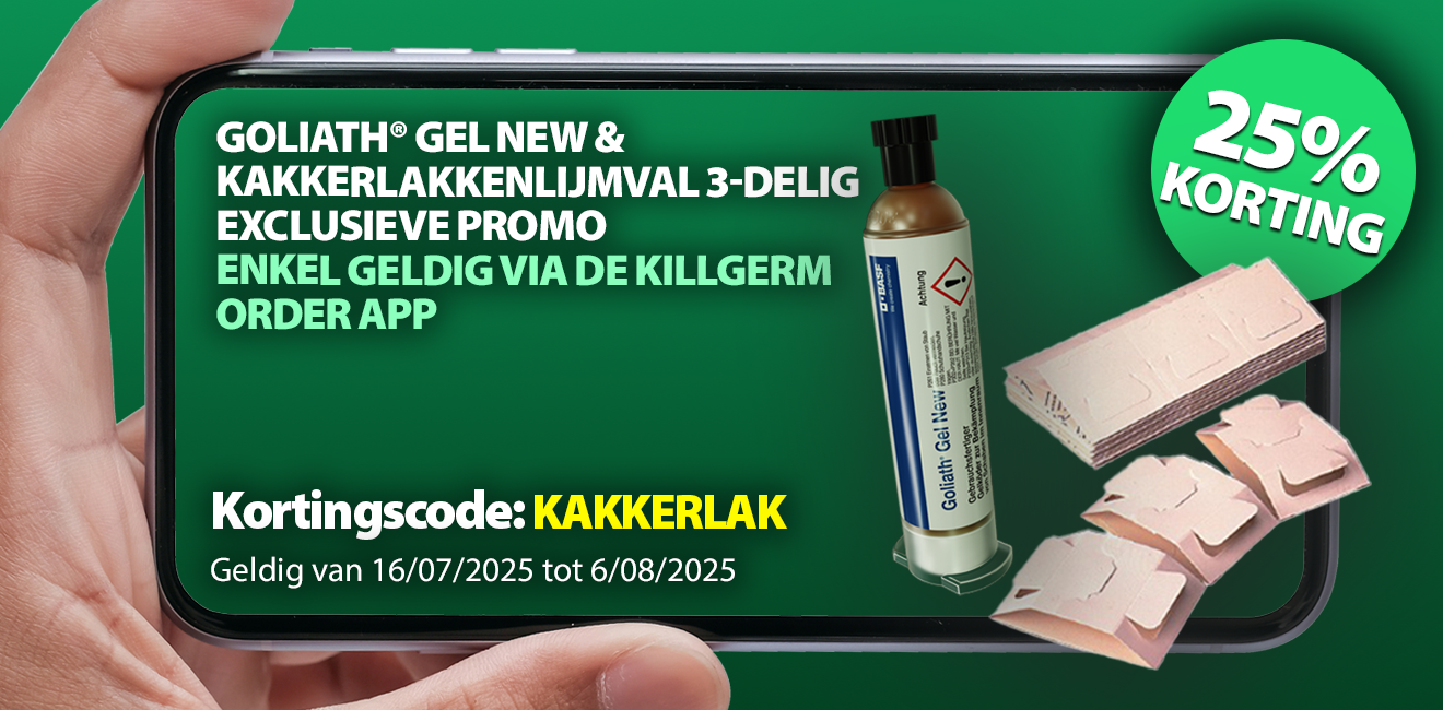 Goliath® Gel New NL / Goliath® Gel New BE/LUX / Kakkerlakkenlijmval 3-delig / Piège à cafards -  Exclusieve App Promo