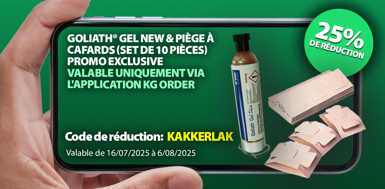 Goliath® Gel New NL / Goliath® Gel New BE/LUX / Kakkerlakkenlijmval 3-delig / Piège à cafards -  Exclusieve App Promo