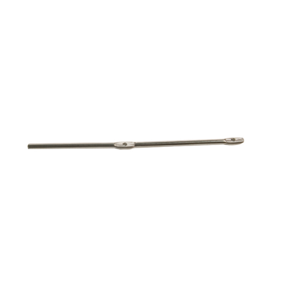 BIR031 Post RVS dubbel 150 x 4 mm (set 100)