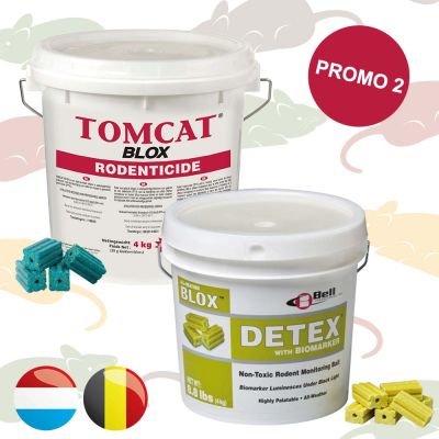 PROMO 2 *** Tomcat Blox 4 KG (5 + 1x DETEX BLOX GRATUIT)